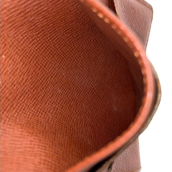 Authentic Louis Vuitton LV Monogram Porte Monnaie Leather Compact Wallet - Picture 13 of 15